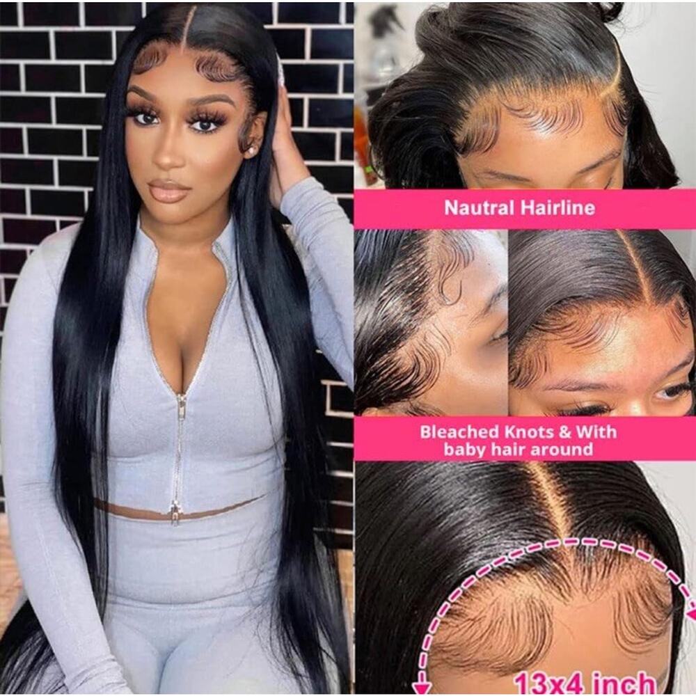 10A Human Hair 16 18 20 22 In Brazilian Virgin Human Hair Bundle With Frontal - Picture 5 of 6